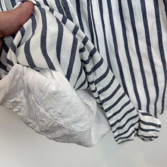 Abercrombie & Fitch romper with shorts & tank, S, stripes, Preppy Coastal Beach - Picture 8 of 9